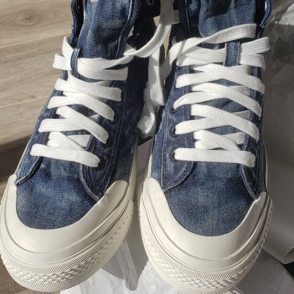 NWOT Diesel Mid Top Sneaker US8.5 - Picture 1 of 8